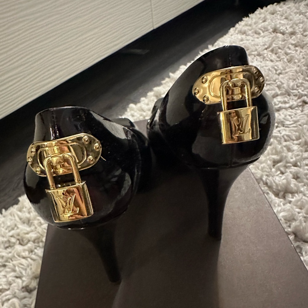 louis vuitton Oh Really open toe pump - Atamarante 37.5 - Picture 3 of 13